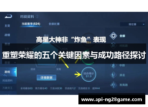 重塑荣耀的五个关键因素与成功路径探讨